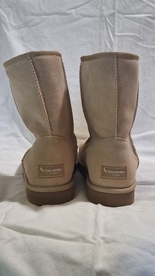 KOOLABURRA by UGG Beige Suede Faux Fur Lined Mid-Calf Pull On Boots US 10
