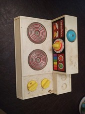 Vintage 1978 Fisher Price Cook Top Stove Magic Burners Bell 919 Pretend Play