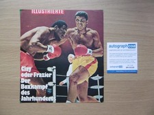 Muhammad Ali autograph signed 20x23 cm magazine image ACOA