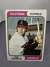 1974 Topps Richie Scheinblum #323 Los Angeles Angels Baseball Base Set Card