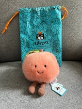 Genuine Jellycat Amuseables Peach Soft Plush Toy BNWT Christmas Gift🍑