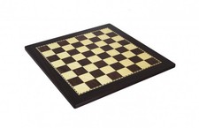 Italfama Walnut Wooden Chess Board 40X40Cm, 4Cm Squares, Made In Italy