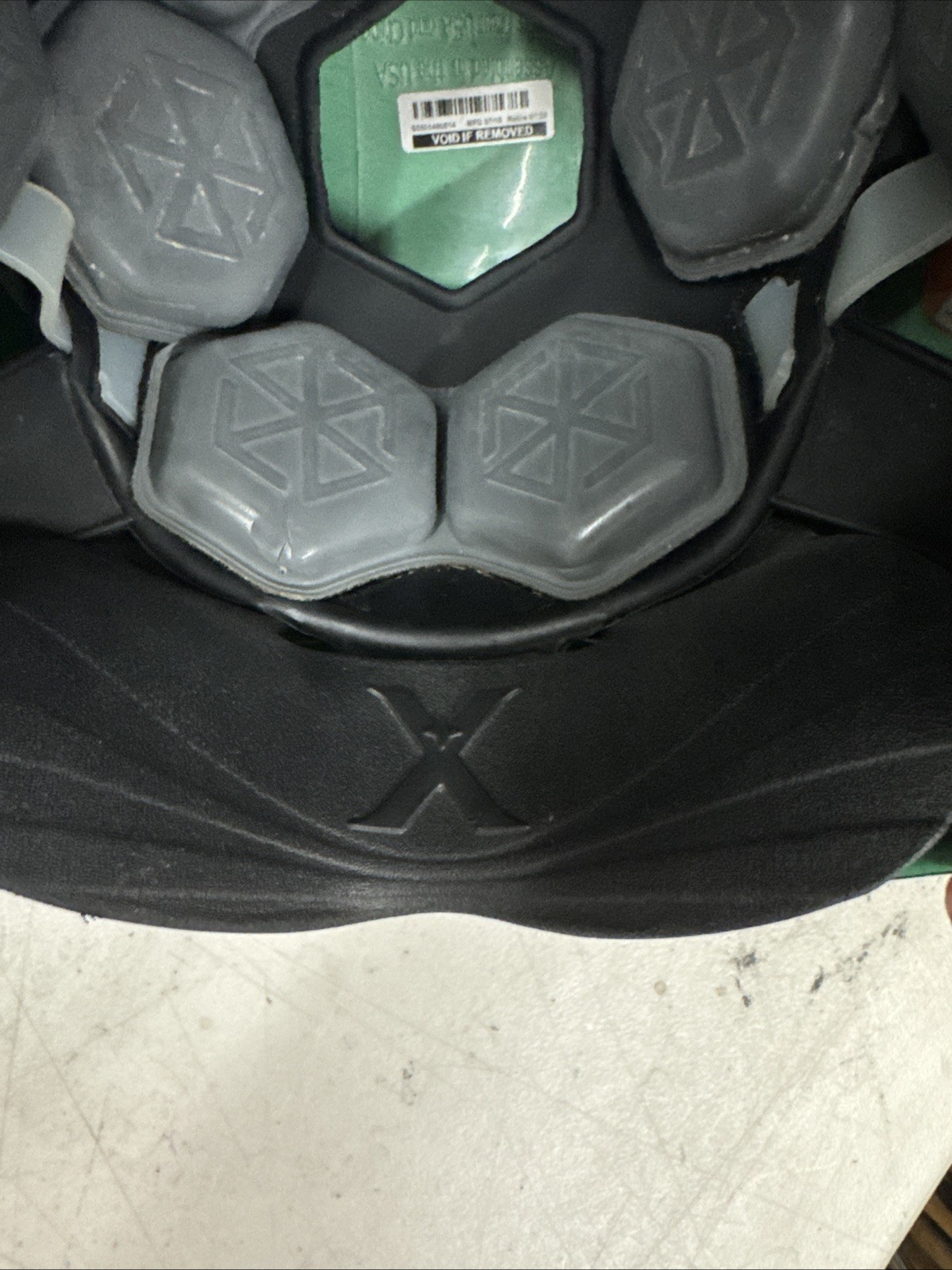 GRAY Matte XENITH FOOTBALL HELMET JUNIOR Medium