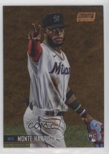 2021 Topps Stadium Club Chrome Orange Refractor 25/25 Monte Harrison #156 u5u