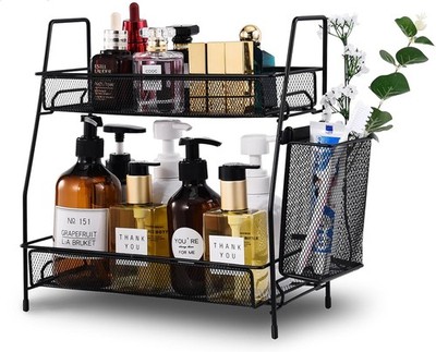 2-Tier Bathroom Counter Organizer,Skincare, Makeup Counter