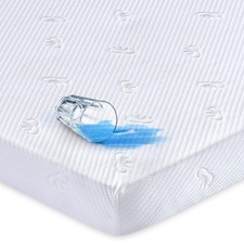 Waterproof Pack and Play Mattress Protector, Quilted Pack and Play Mattress P...