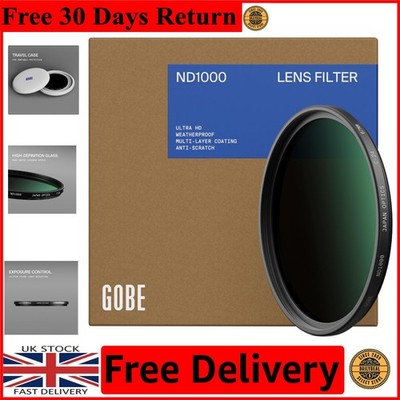 10 Blenden Neutral Density Filter - 55 mm für Langzeitbelichtungen & Landschaftsaufnahmen