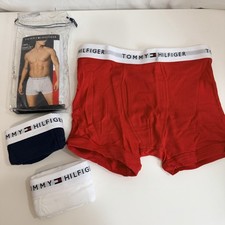Tommy Hilfiger Mens 3 Pack Classic Trunk Boxer Brief Small 28-30  