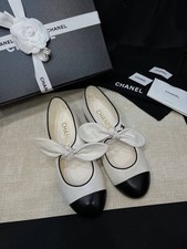 CHANEL Women s 2025 Early Spring Bow Mary Jan...