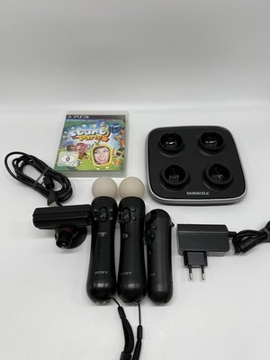 PlayStation 3 4 - 2x Move Motion Controller + Kamera + Spiel + Navi - PS3 Twin