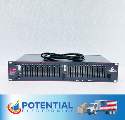 PEAVEY MODEL QF 215, 2 X 15 GRAPHIC EQUALIZER GOOD UNIT FREE SHIPPING  