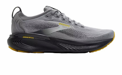 Brooks Adrenaline GTS Men's Running Shoes Gray Black Yellow EE Mesh Lace-Up