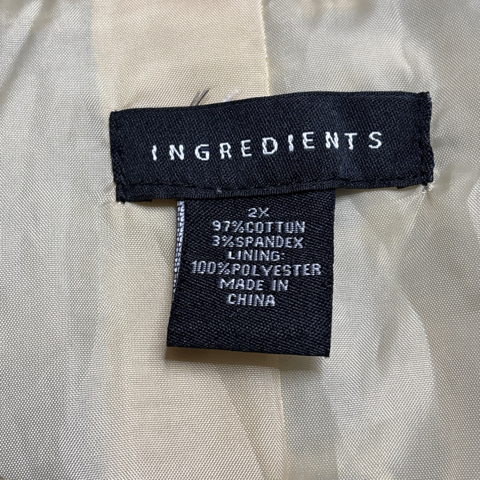 Ingredients Leopard Print Jacket Large Buttons Wo… - image 5