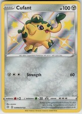 Cufant SV090/SV122 Shiny Rare Shining Fates Shiny Vault Pokemon Holo Near Mint
