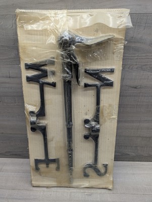 Vintage Cast Iron Weathervane Kit   Cat Design   Complete in Original Packaging.