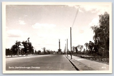 Antique Germany Postcard BERLIN Charlottenburger Chaussee RPPC