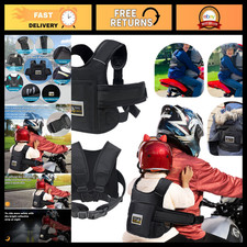 Adjustable Child Motorcycle Safety Harness with Reflective Strip for Ages 3-12