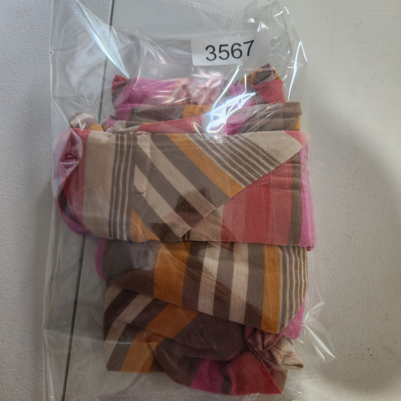 Multicolor Patchwork Striped Midi Skirt With Elas… - image 9