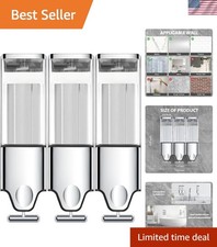 Shampoo and Conditioner Dispenser, Shower Soap Dispenser  Shower Dispenser 3...