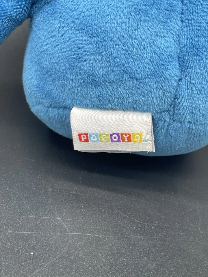 Pocoyo Famosa Peluche Figura Muñeca Niño Azul Vinilo Cara 2010 TV Dibujos Animados Foto 3 de 4
