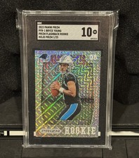 2023 Panini Prizm Bryce Young RC Rookie Flashback Mojo /25 Prizm SGC 10 Gem Mint