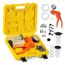 Brake Fluid Bleeder Kit with Handheld Vacuum Pump, 2 in 1 Brake Bleeder Kit