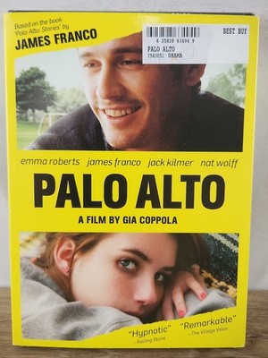 Palo Alto DVD Emma Roberts James Franco Gia Coppola Film - NEW W/Slipcover 