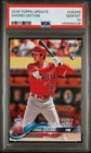 2018 TOPPS UPDATE ROOKIE DEBUT SHOHEI OHTANI ROOKIE #US285 RC PSA 10 GEM MINT