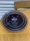 VTG Pyrex Amethyst Purple Nesting Mixing Bowls (Set of 3) #s 322, 323, 325