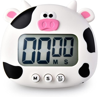 Kitchen Timer, Cute Cartoon Animal Countdown Timer, Digital Cooking Timer with M