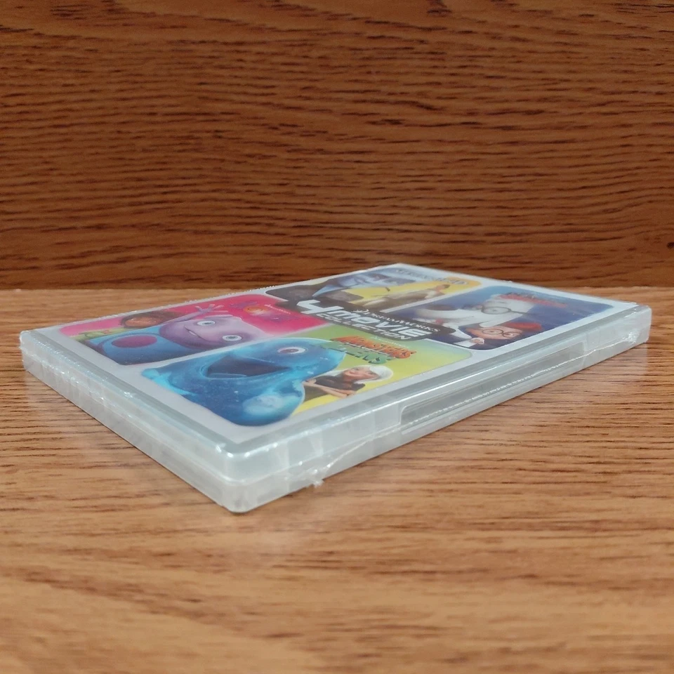 Dreamworks 4 Movie Collection (DVD, 2020) Megamind Home Mr Peabody & Sherman NEW - Image 4 of 4