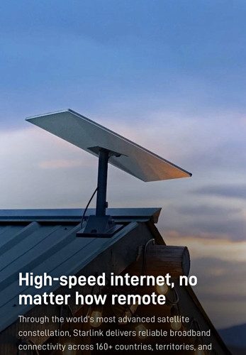 Starlink Outdoor with Roof Mount Easy-Up EZ TM-50 X Band 22in Grey