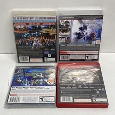SoulCalibur V Mortal Kombat vs DC Universe 4 PS3 Game Lot Sony Fighting CIB