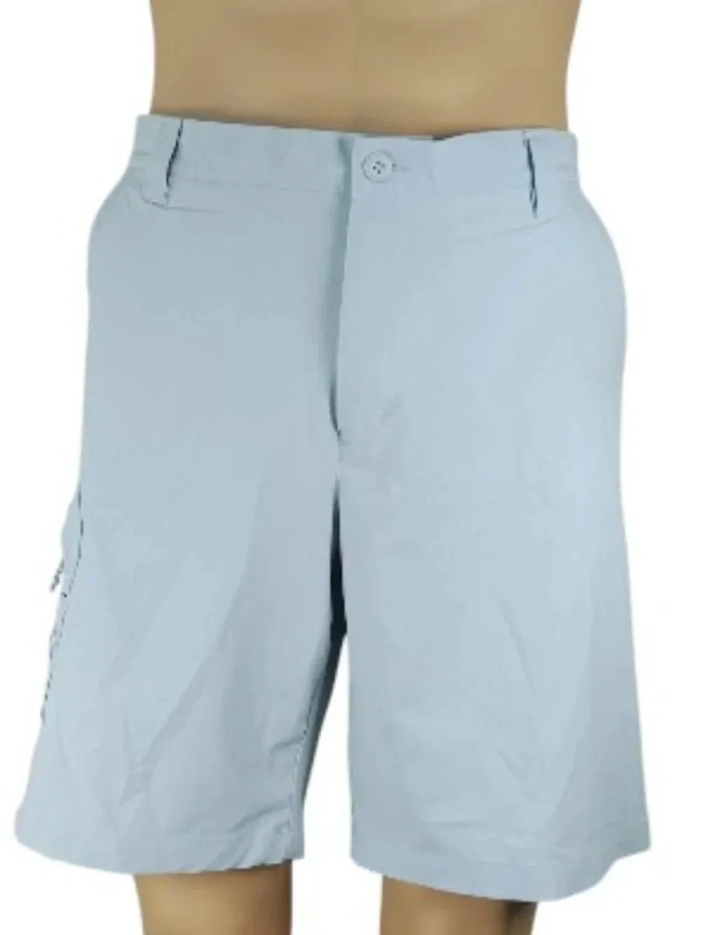 Columbia Men's Sea Blue Terminal Tackle PFG Casual Chino Shorts Size 36