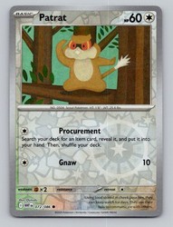 Patrat 072/086 White Flare Reverse Holo