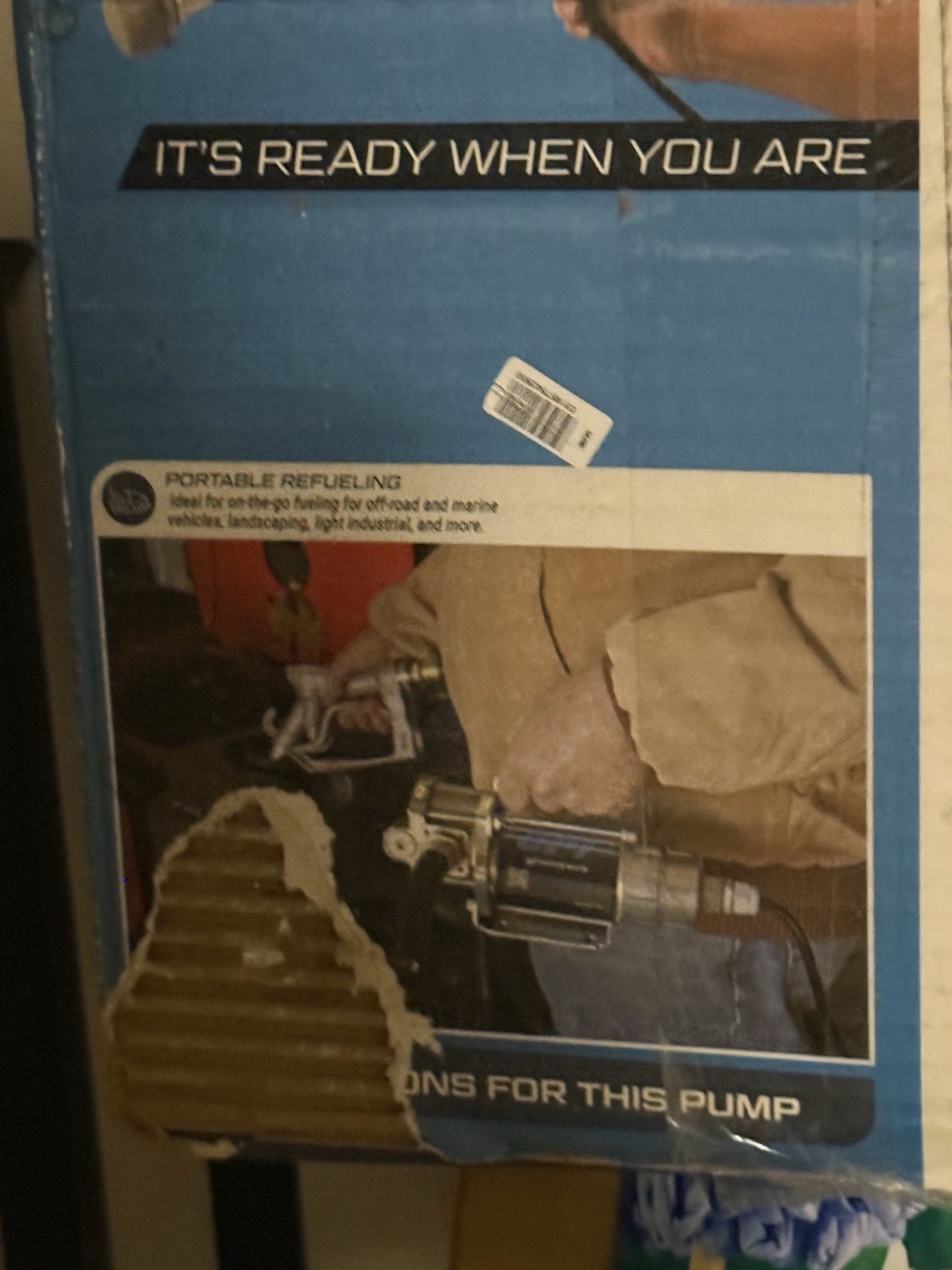 “GPI “ Portable Fuel Transfer Pump G8P, 12V, G8P , Unleaded Fuel NEW IN BOX