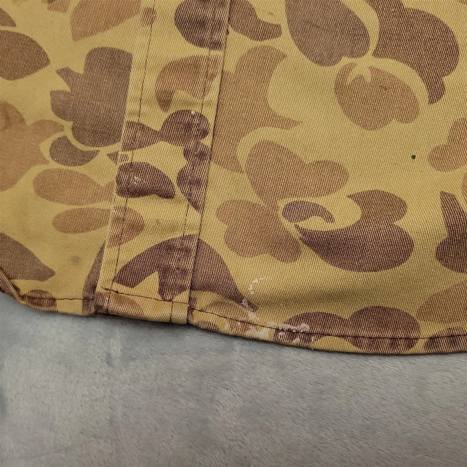 Vintage Wolverine Shirt Mens XL Brown Duck Camo Safari Twill Made in USA Hunting - Image 2 of 4