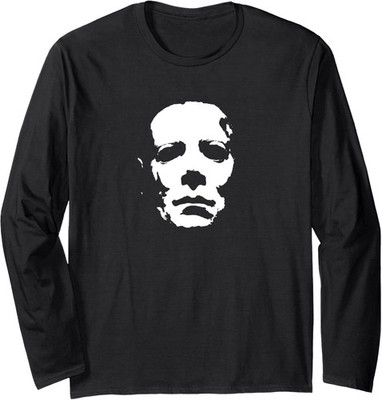 Mask Killer Classic Horror Movie Lover Halloween Long Sleeve Tshirt