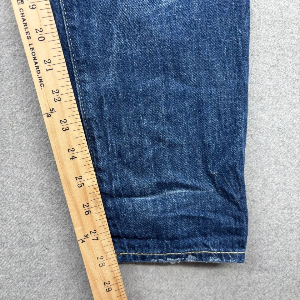 Pantalones de mezclilla Polo Ralph Lauren Astor ajustados para mujer talla 27 desgastados Foto 2 de 4