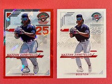 NAZZAN ZANETELLO 2025 Panini Prospect Edition #107 RED ICE and Base