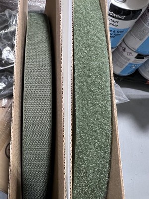 Velcro  Brand 1  SAGE Green HOOK SEW-ON-TYPE 50 Yards On A ROLL