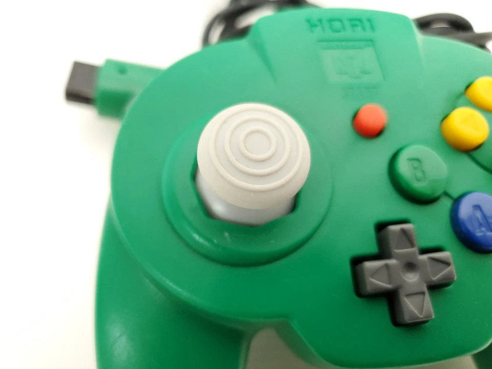 Nintendo 64 N64 HORI PAD MINI Green Controller Pad Tested Working Japan - Image 4 of 4