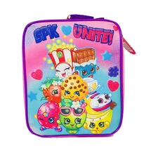 Shopkins Insulated Zippered Lunch Bag Lunchbox Pink - 'SPK Unite!" New