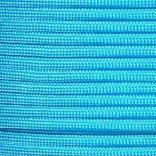 Neon Turquoise Paracord 1000 Foot 550 lb 7 Strand Camping Survival Rope