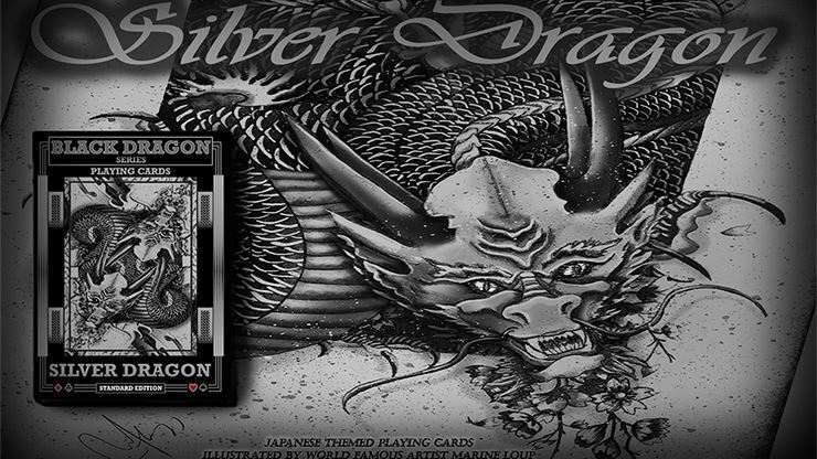 Silver Dragon (Standard Edition) Playing Cards by Craig Maidment, Collectable