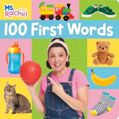 100 First Words Ms Rachel Book - Board Book - GOOD