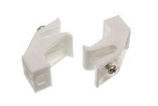 8 X Curtain Track Mounting Brackets Fits Decorail Rails | Onestopdiy New