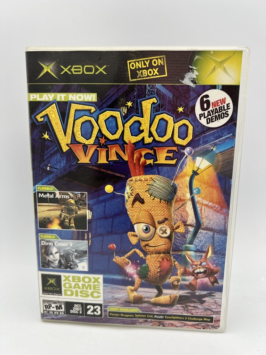 Voodoo Vince Xbox Demo Video Game Disc October 2003 | eBay