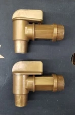RIEKE FLOW-RITE Chemical Resistant 3/4" Drum Barrel Faucet Spigot - (Lot of 2)