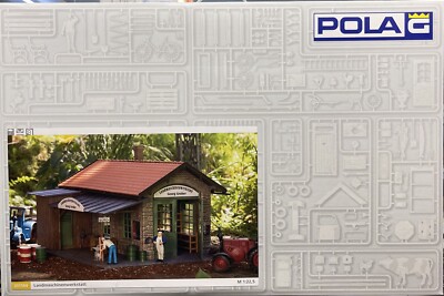 POLA G 331144 Bausatz Landmaschinenwerkstatt NEU & OVP